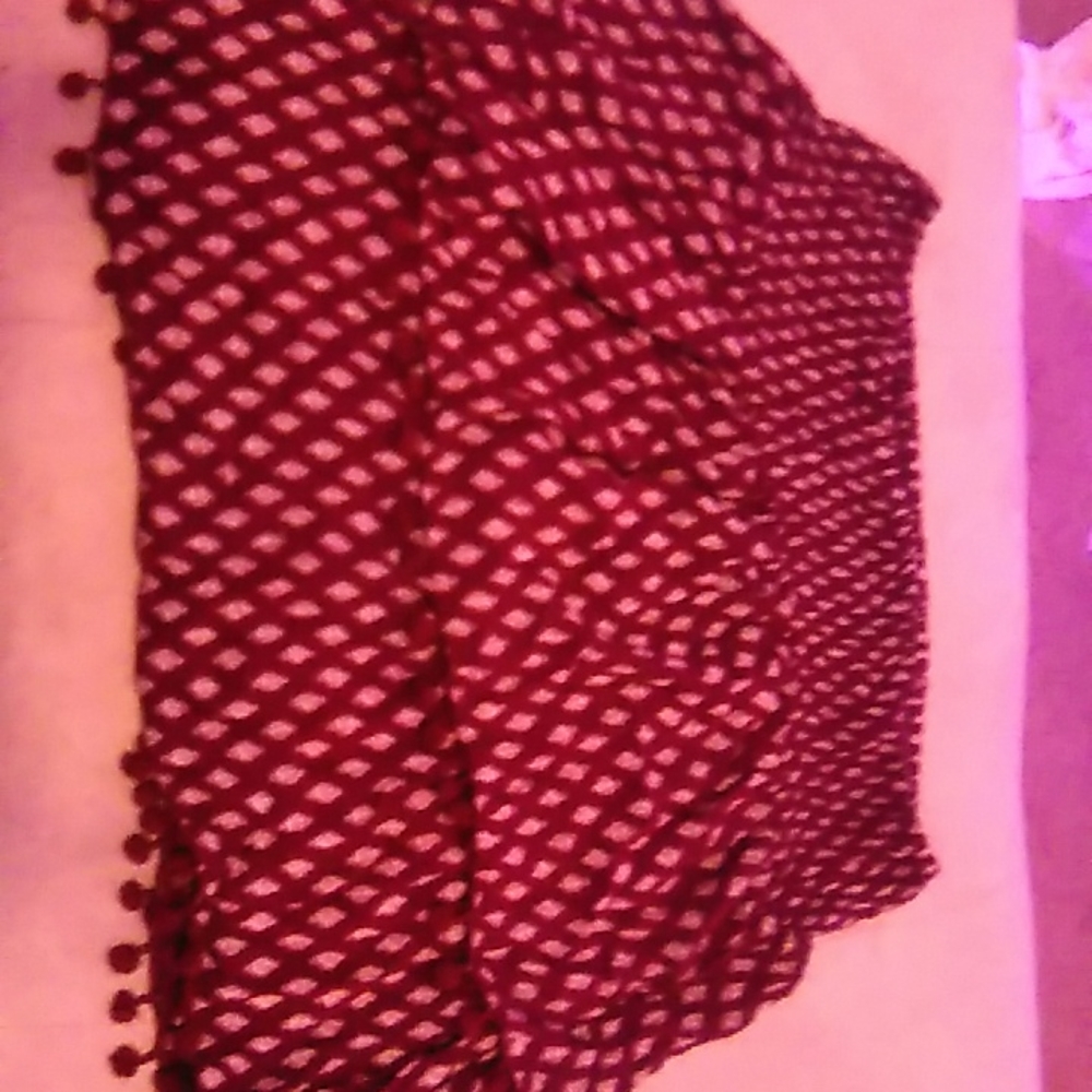 Purple/red skirt womens